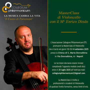 MasterClass di Violoncello con il M° Enrico Dindo